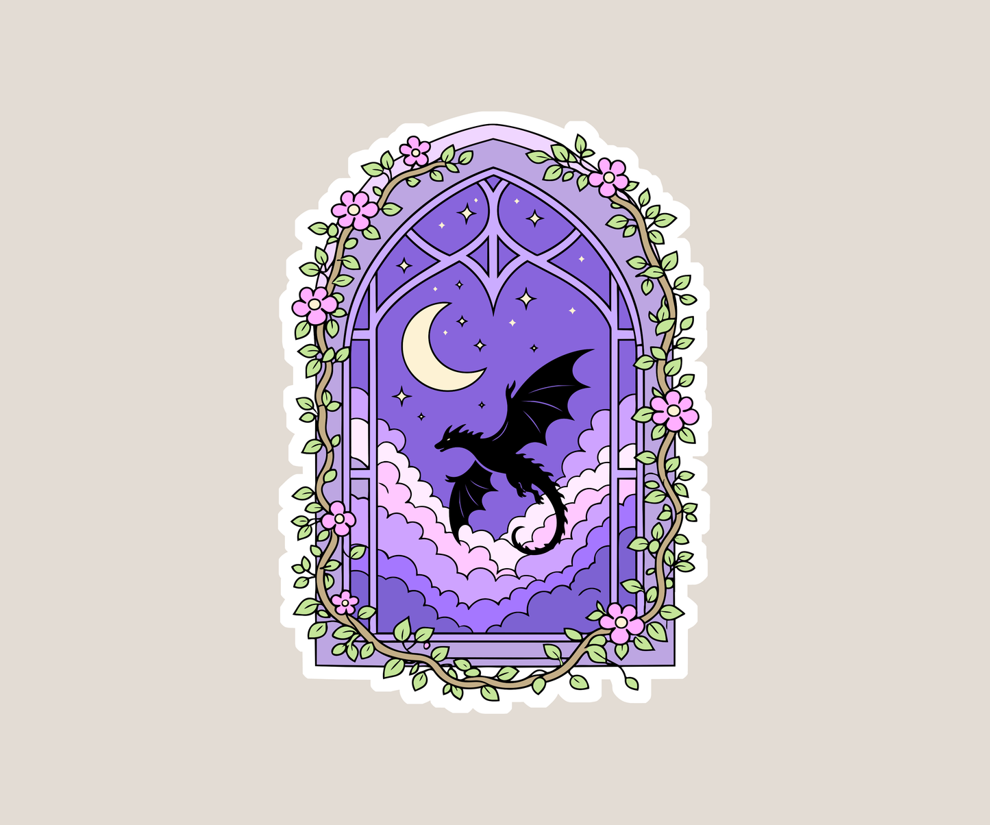 Dragon Window Sticker