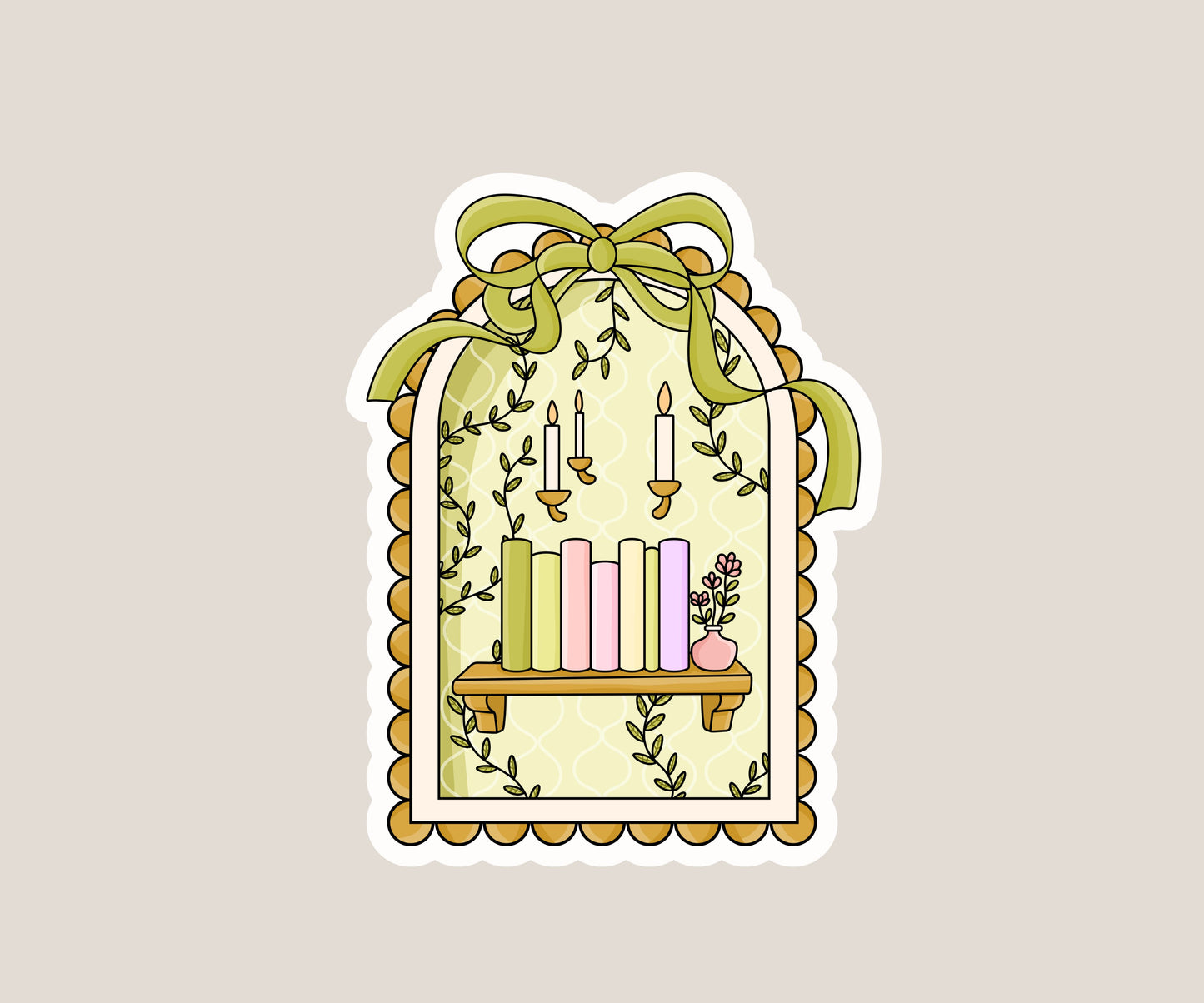 Bookshelf Sticker