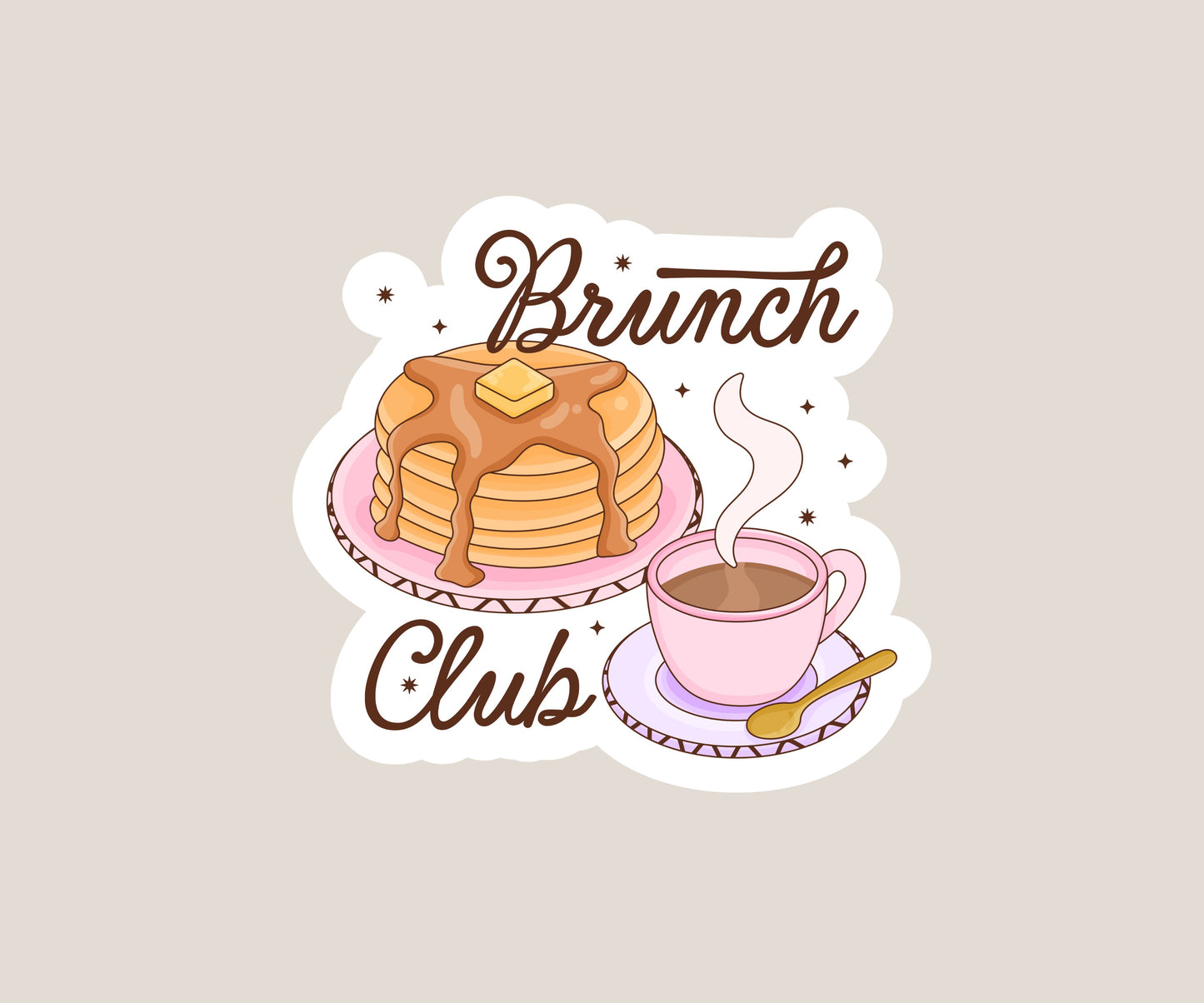 Brunch Club Sticker