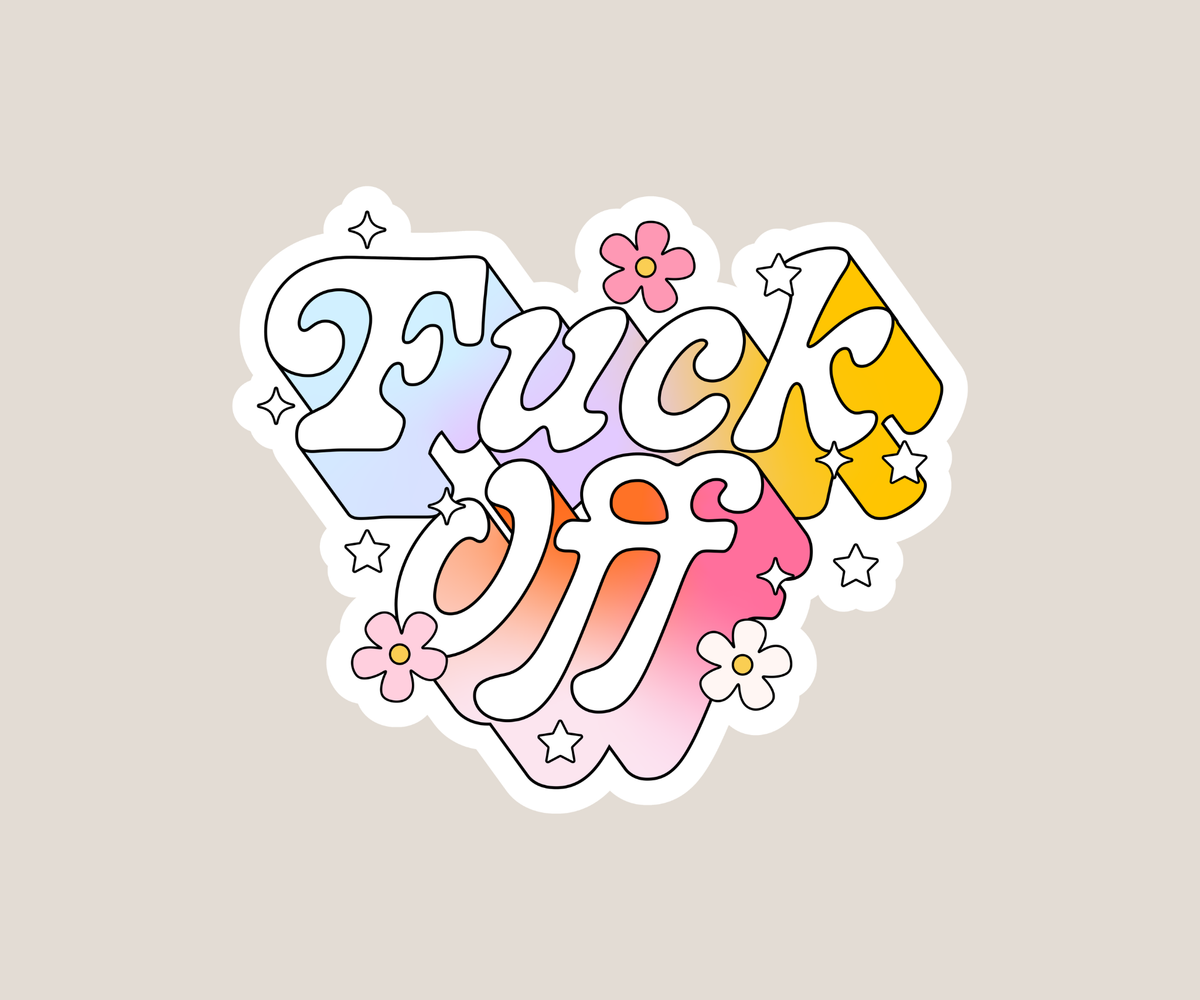 F**k off Sticker