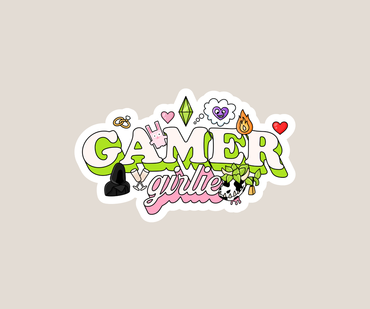 Gamer Girlie Sticker