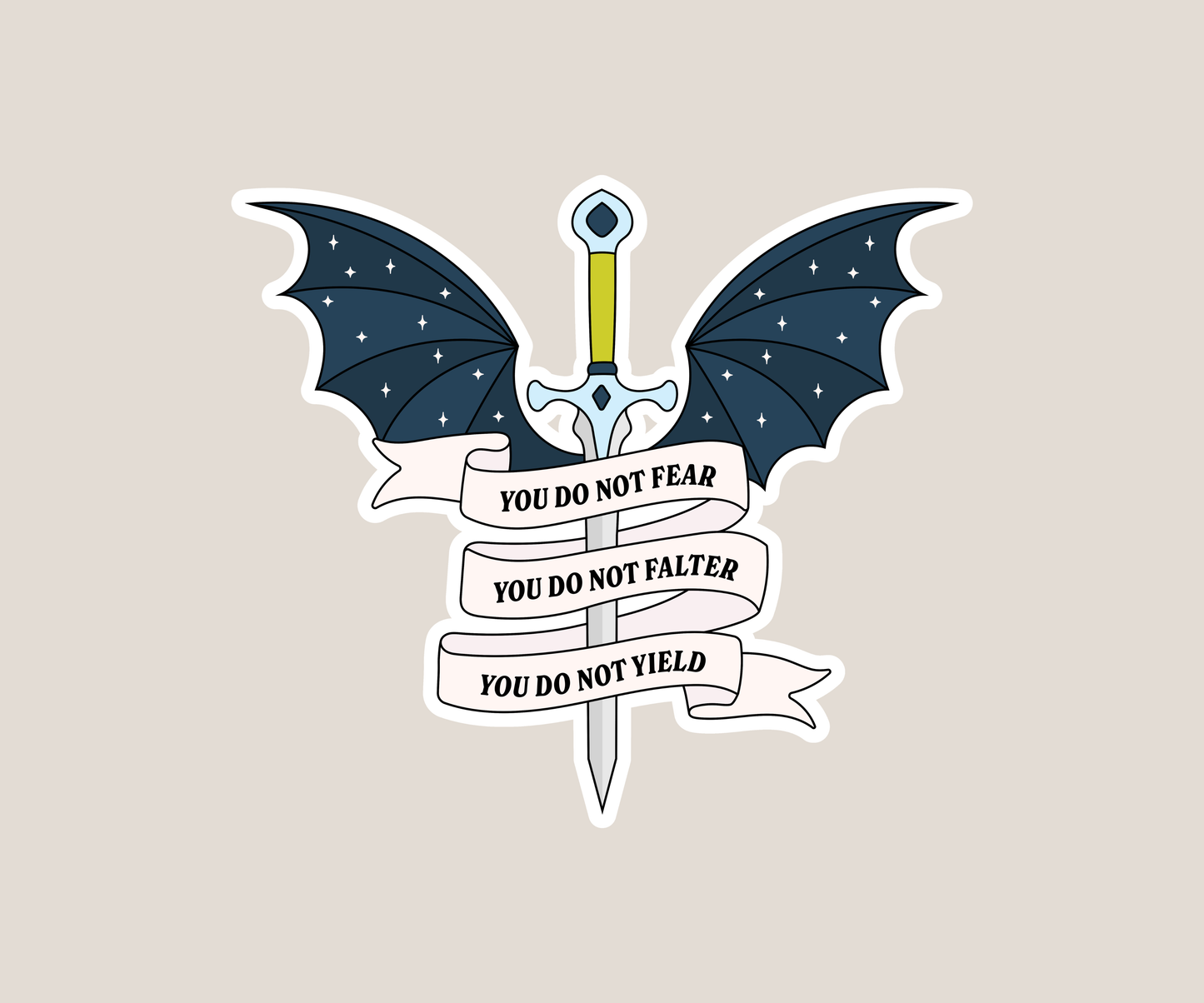 You do not fear Sticker