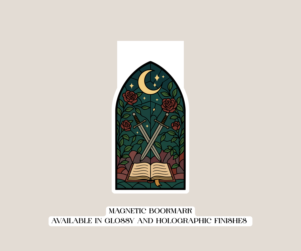 Stained Glass Window Magentic Bookmark