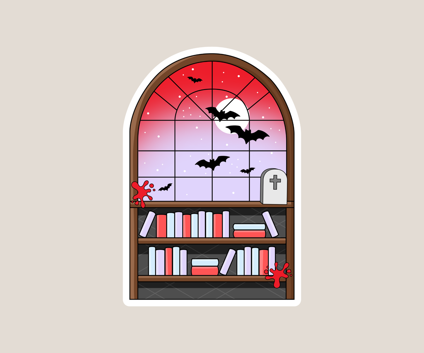 Horror Frame Sticker