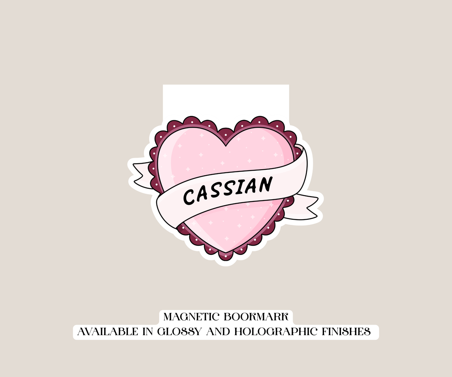 Cassian Magentic Bookmark