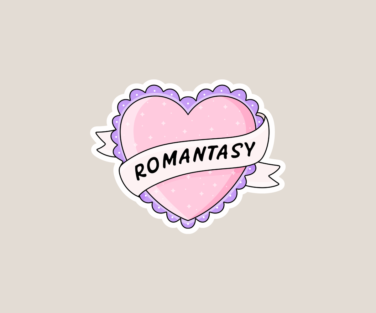 Romantasy Heart Sticker