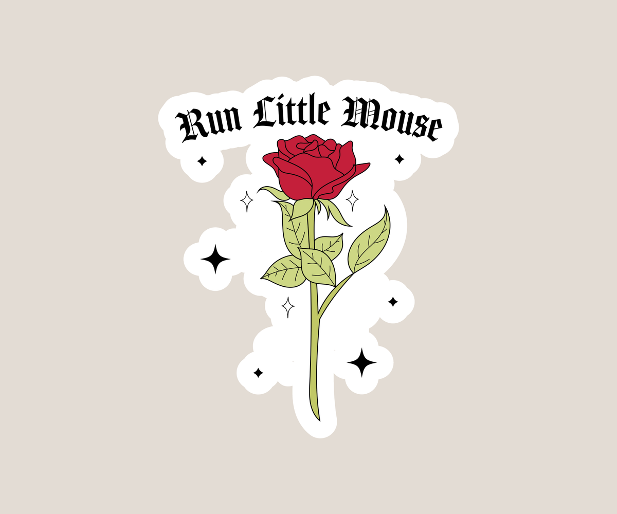 Run Little Mouse Sticker