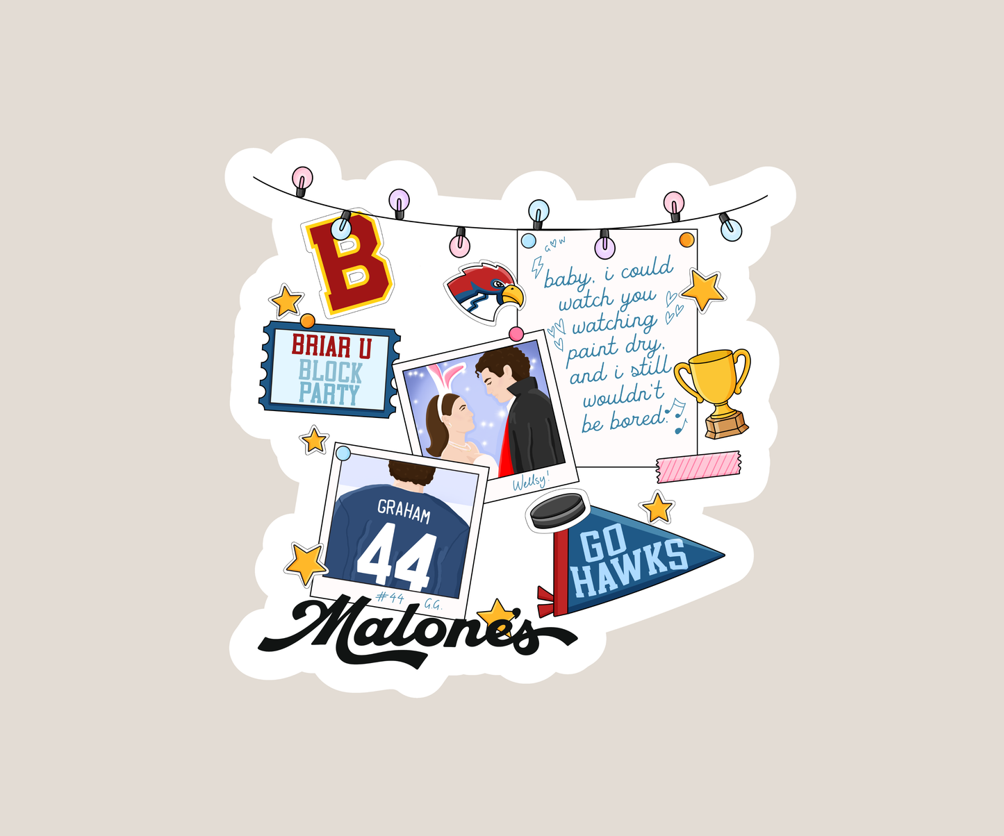 Off Campus Sticker