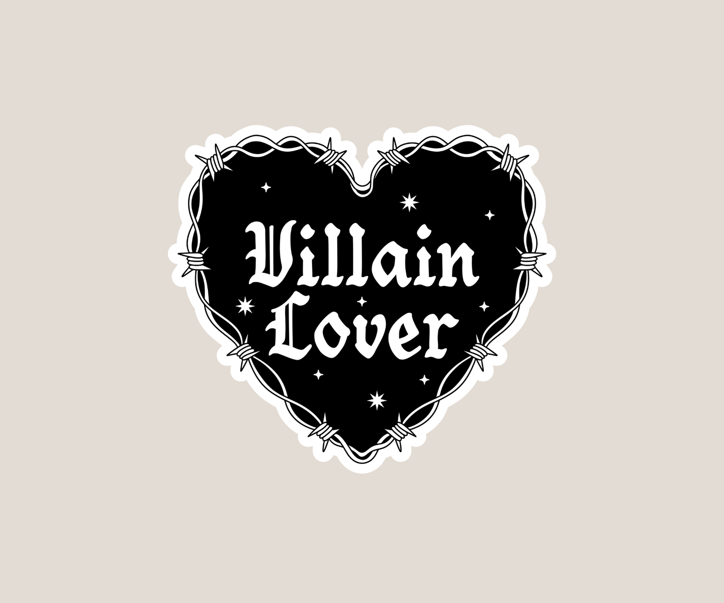 Villain lover Sticker