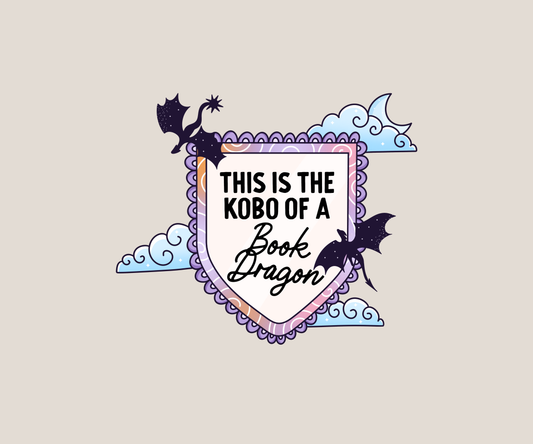 Book Dragon Sticker