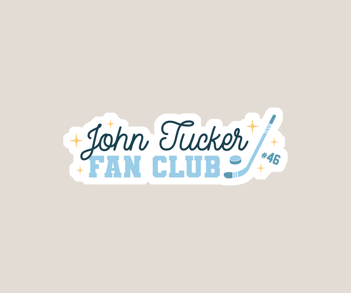 John Tucker Fan Club Sticker