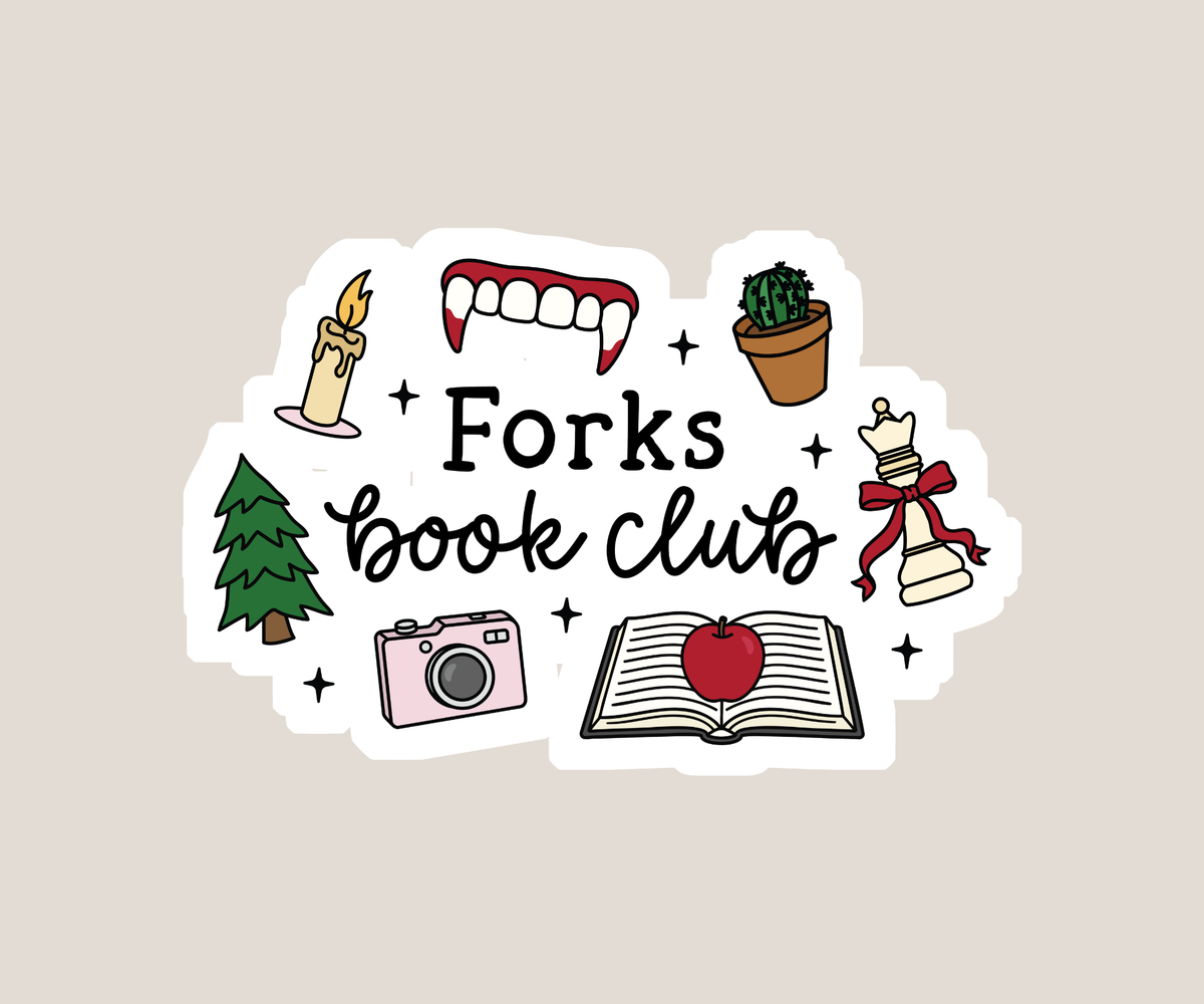 Forks Book Club Sticker