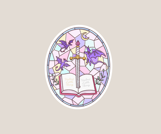 Stained Glass Window Sticker