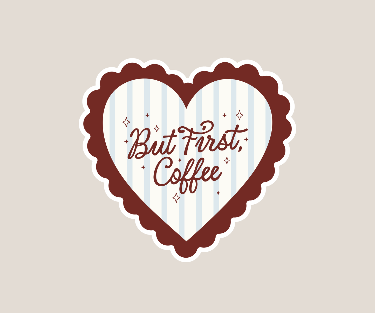 But First Coffee Sticker