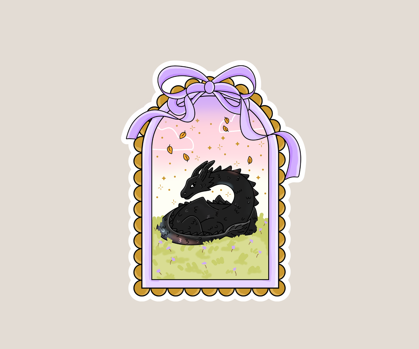 Fantasy Dragon Sticker