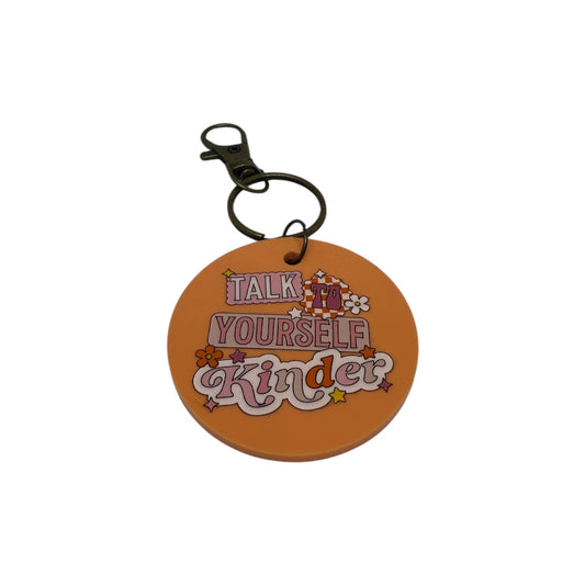 Talk kinder to yourself keyring
