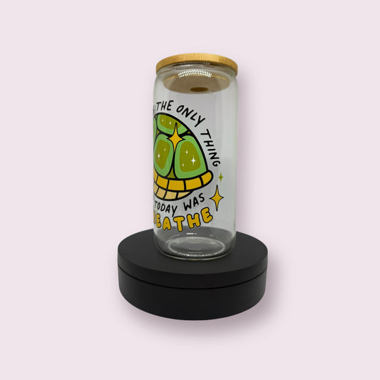 It's okay if all you did today was breathe turtle