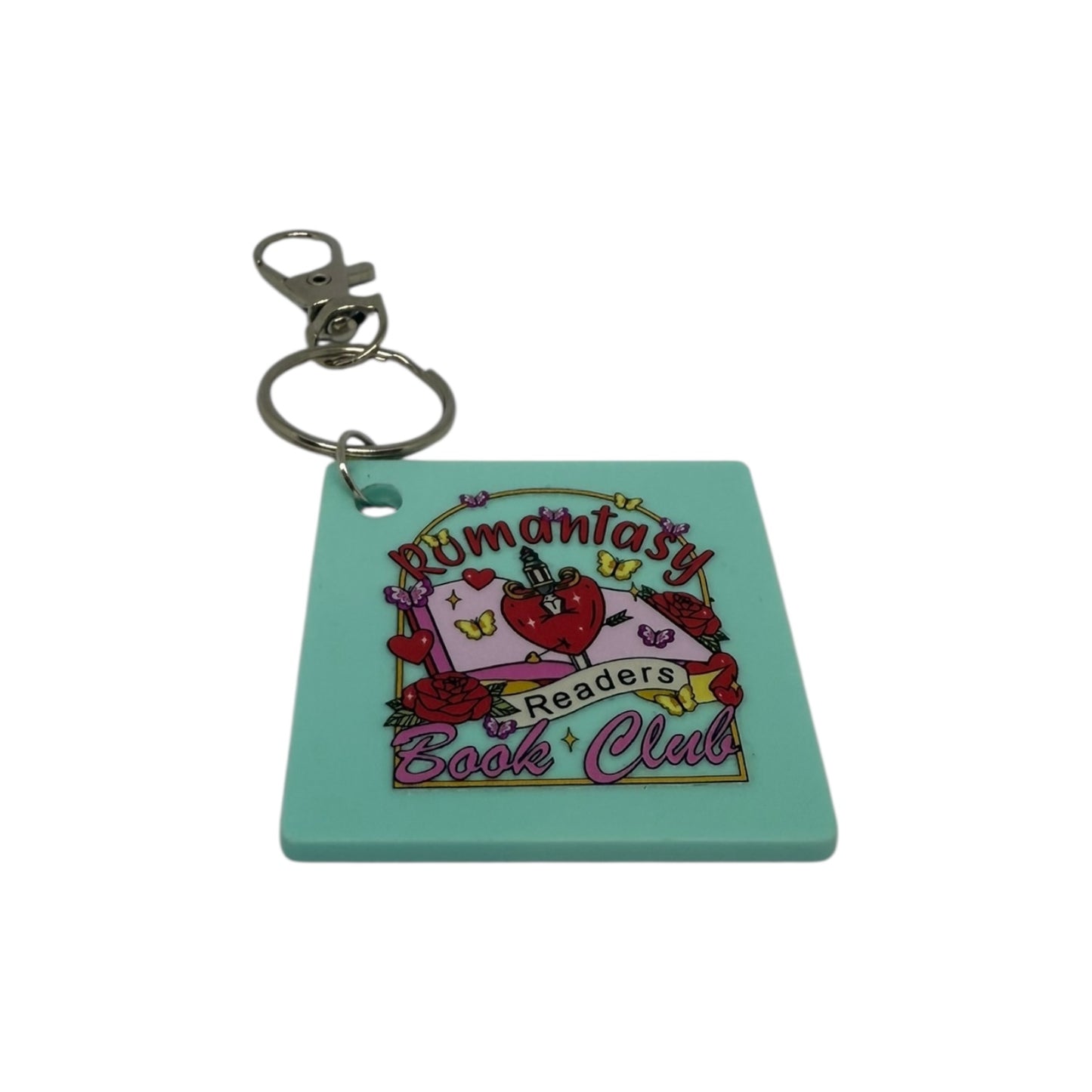 Romantasy book club keyring