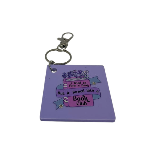Book Club Keyring