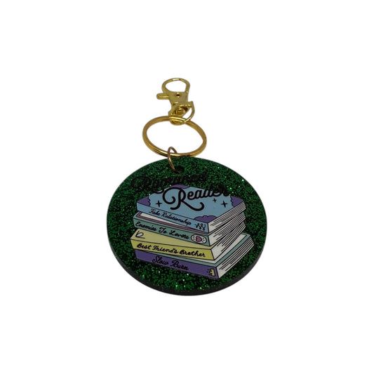 Romance reader keyring