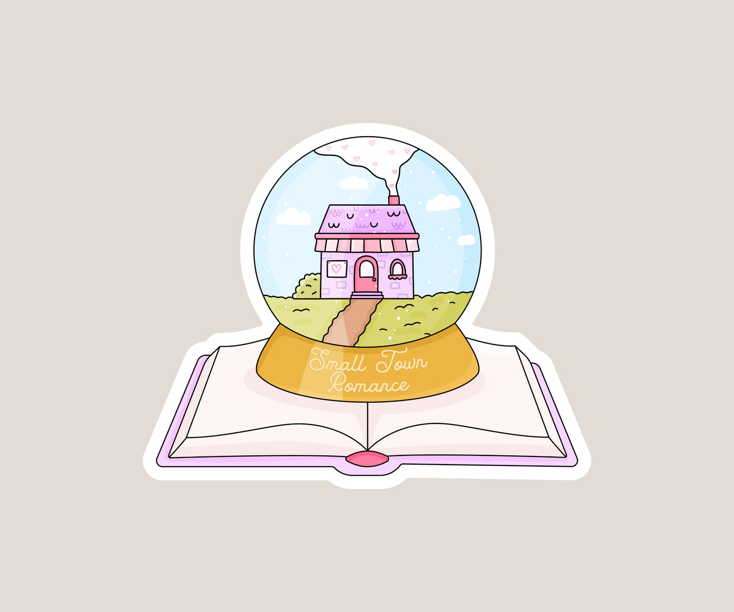 Small Town Romance Sticker