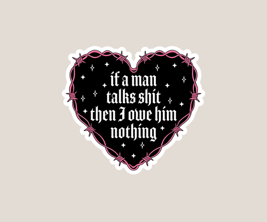 If a man Sticker