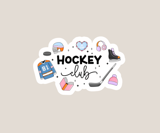 Hockey Club Sticker