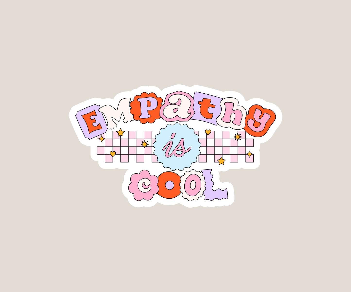 Empathy is cool Sticker