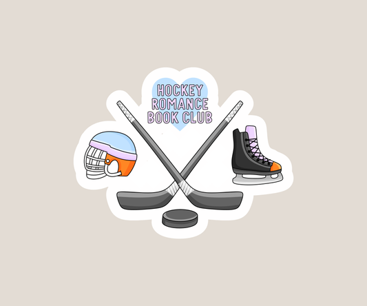 Hockey Romance Book Club Sticker