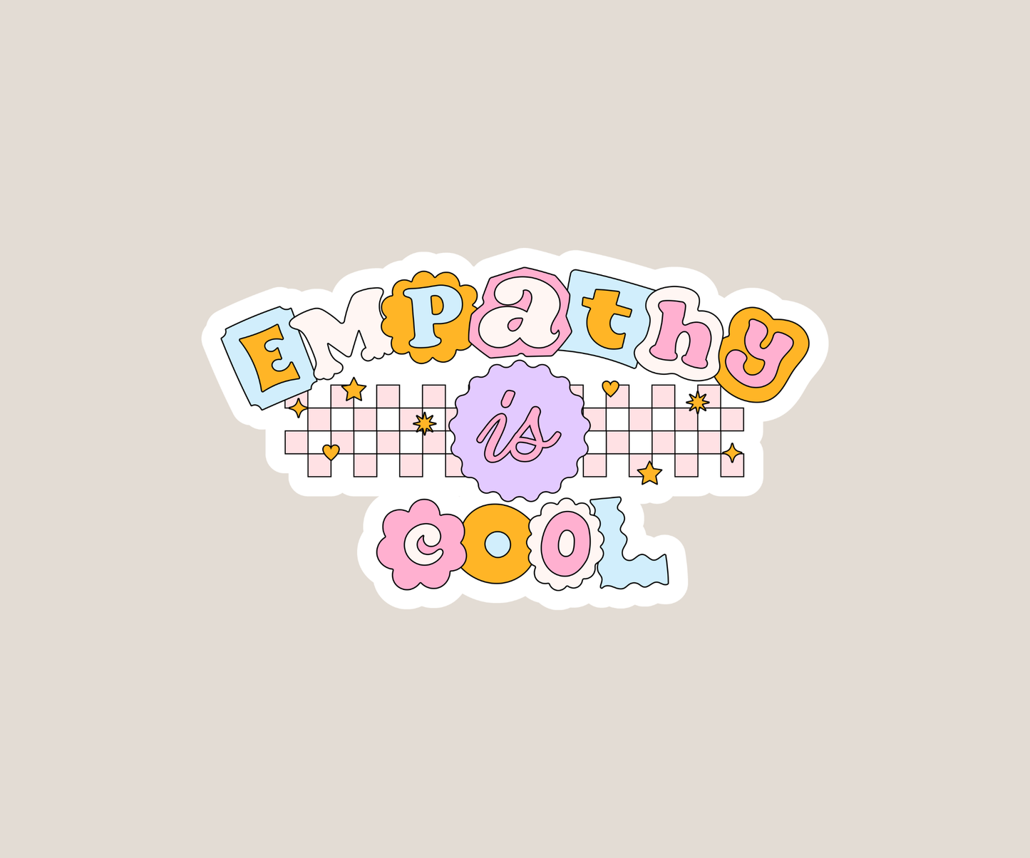 Empathy is cool Sticker