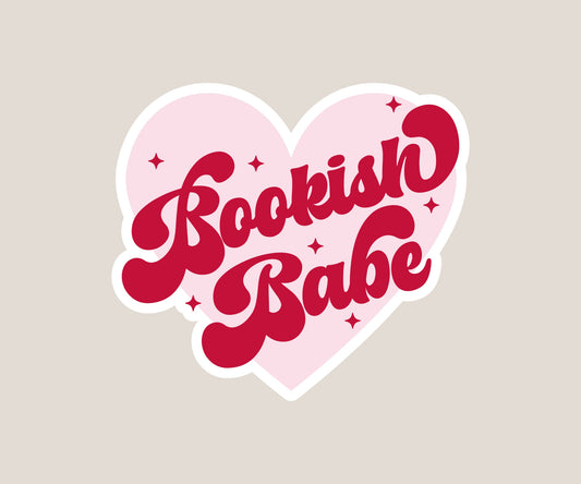 Bookish Babe Sticker