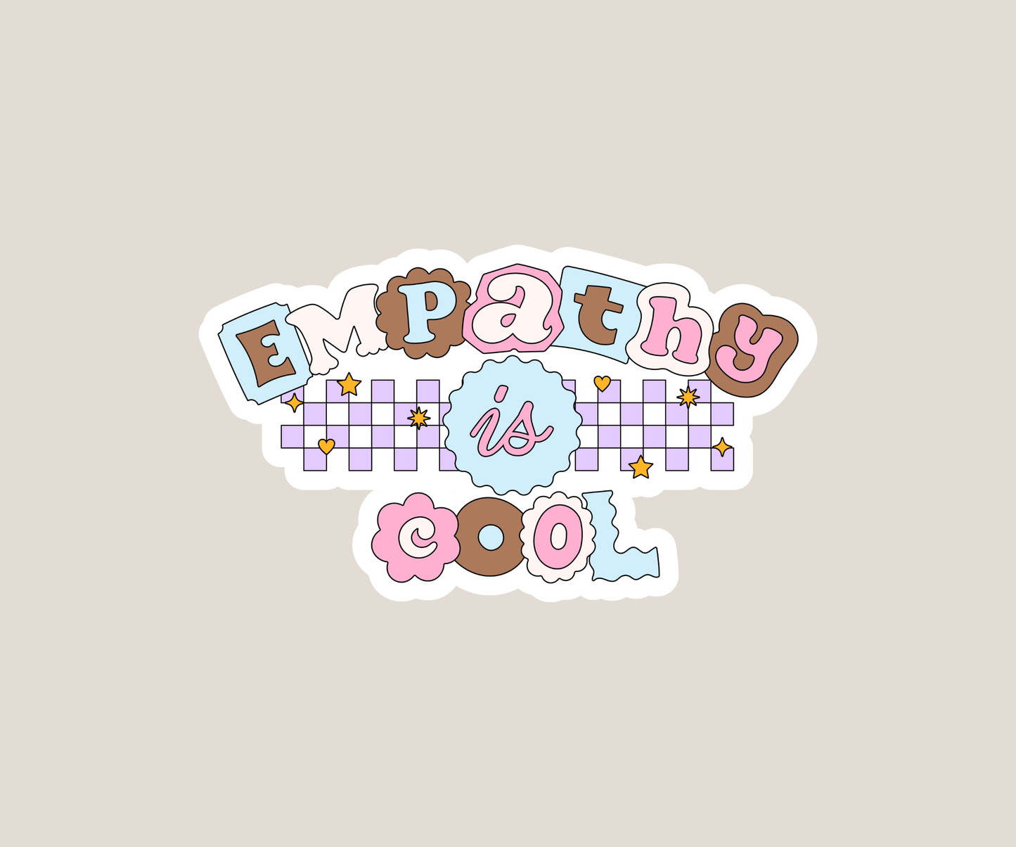 Empathy is cool Sticker
