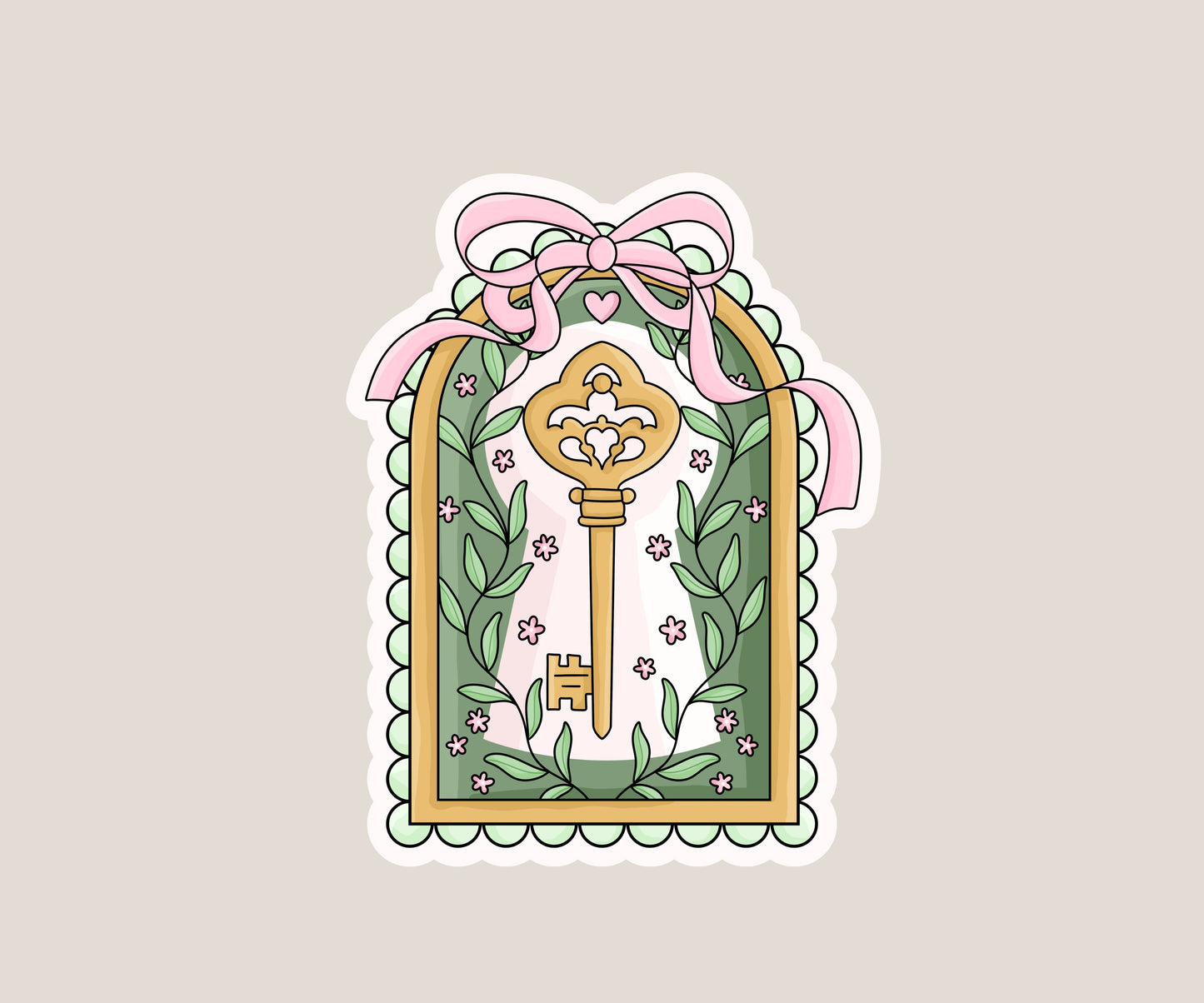 Secret Key Sticker