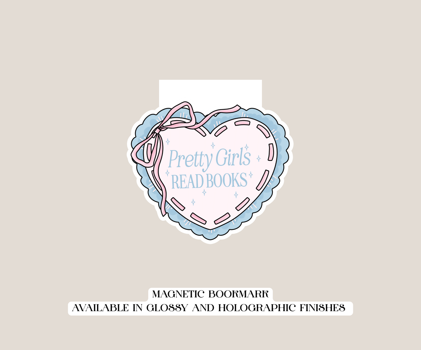 Pretty Girls Read Magnetic Bookmark