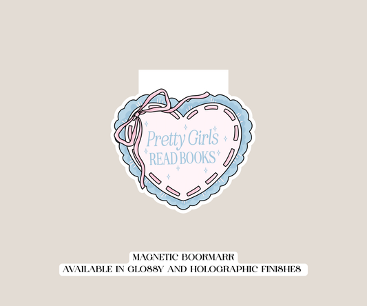 Pretty Girls Read Magnetic Bookmark