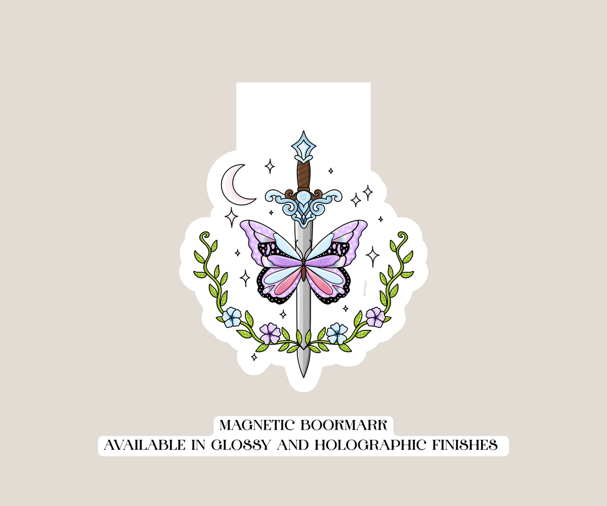 Fantasy Sword Magnetic Bookmark