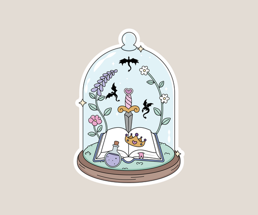 Fantasy Glass Dome Sticker