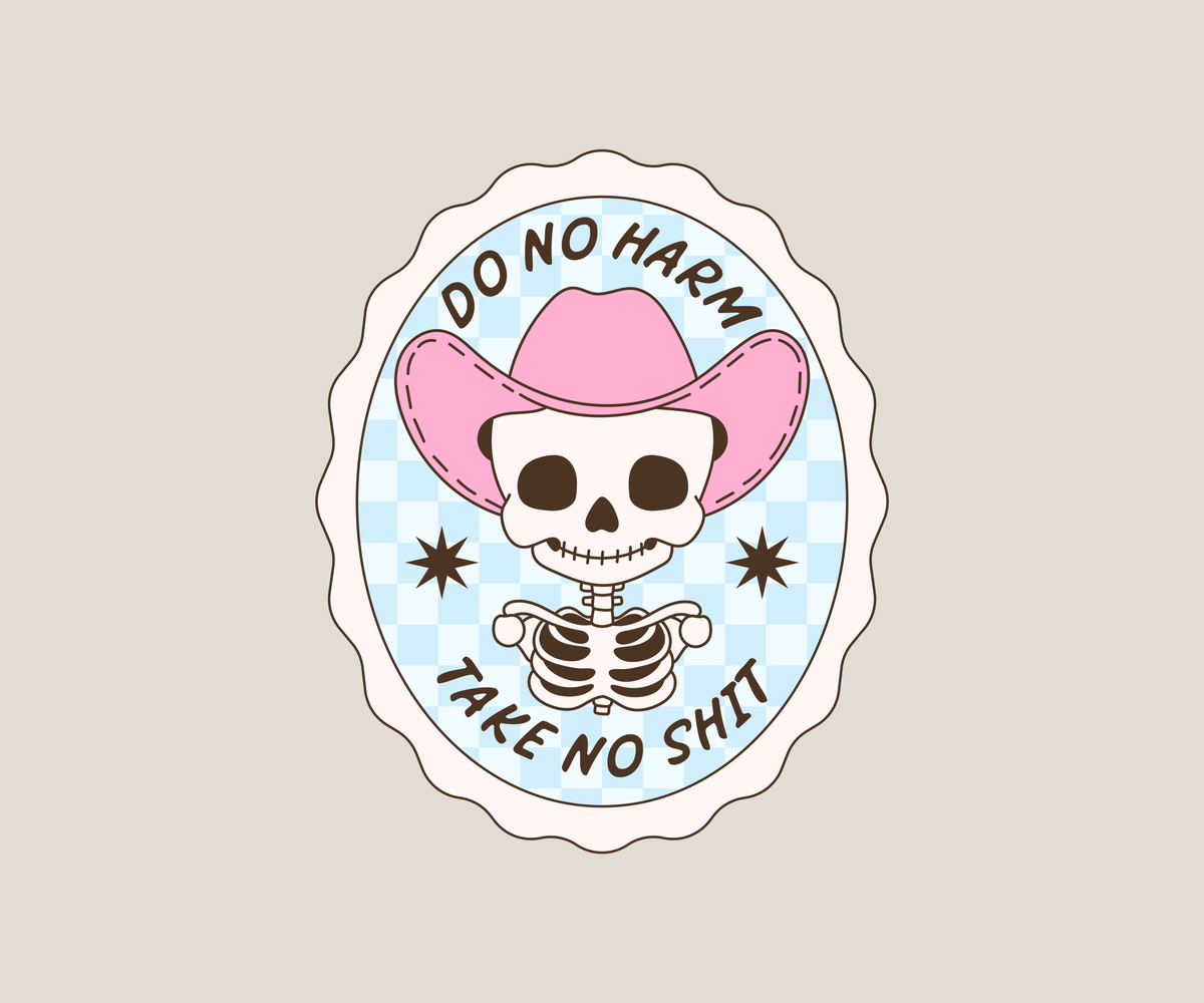 Do no harm Sticker