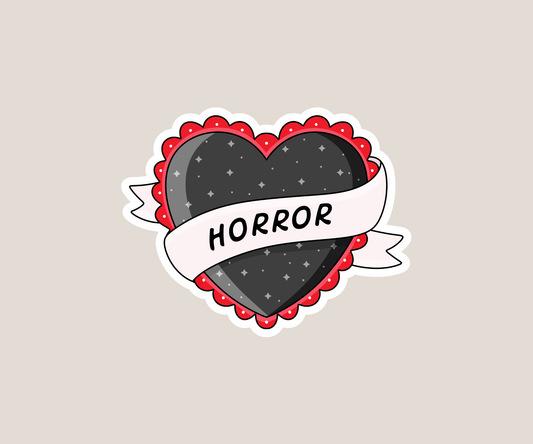 Horror heart Sticker