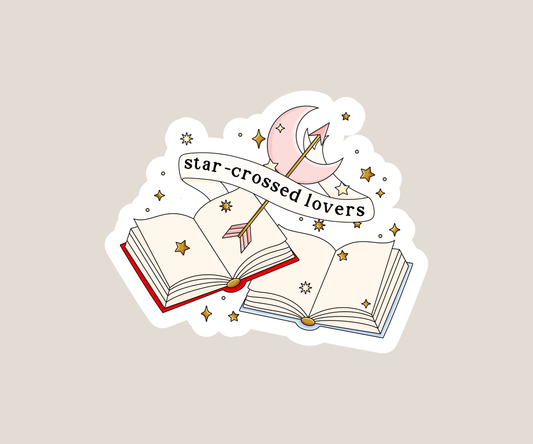 Star crossed lovers Sticker