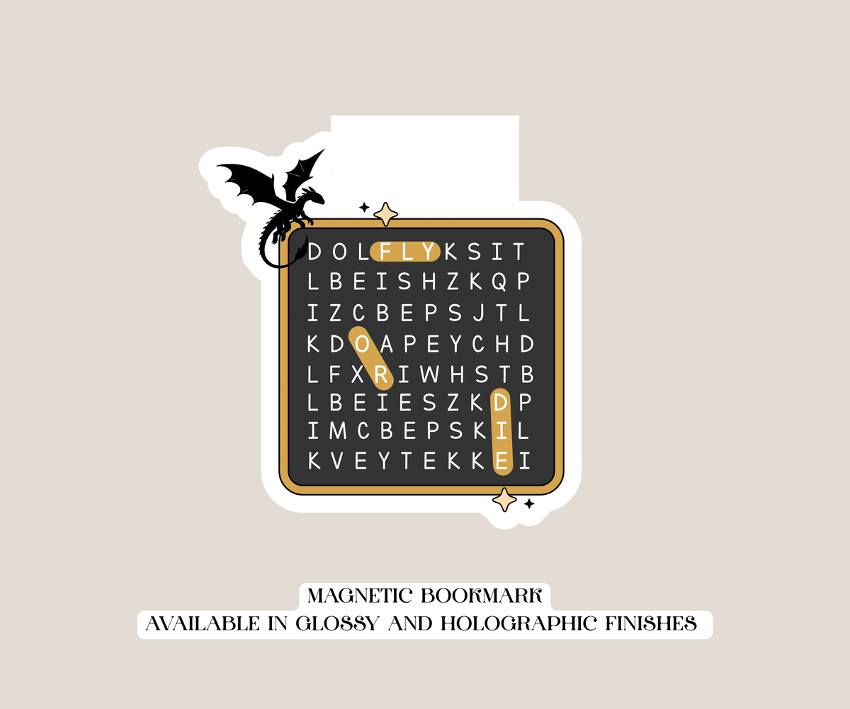 Fly or Die Magnetic Bookmark