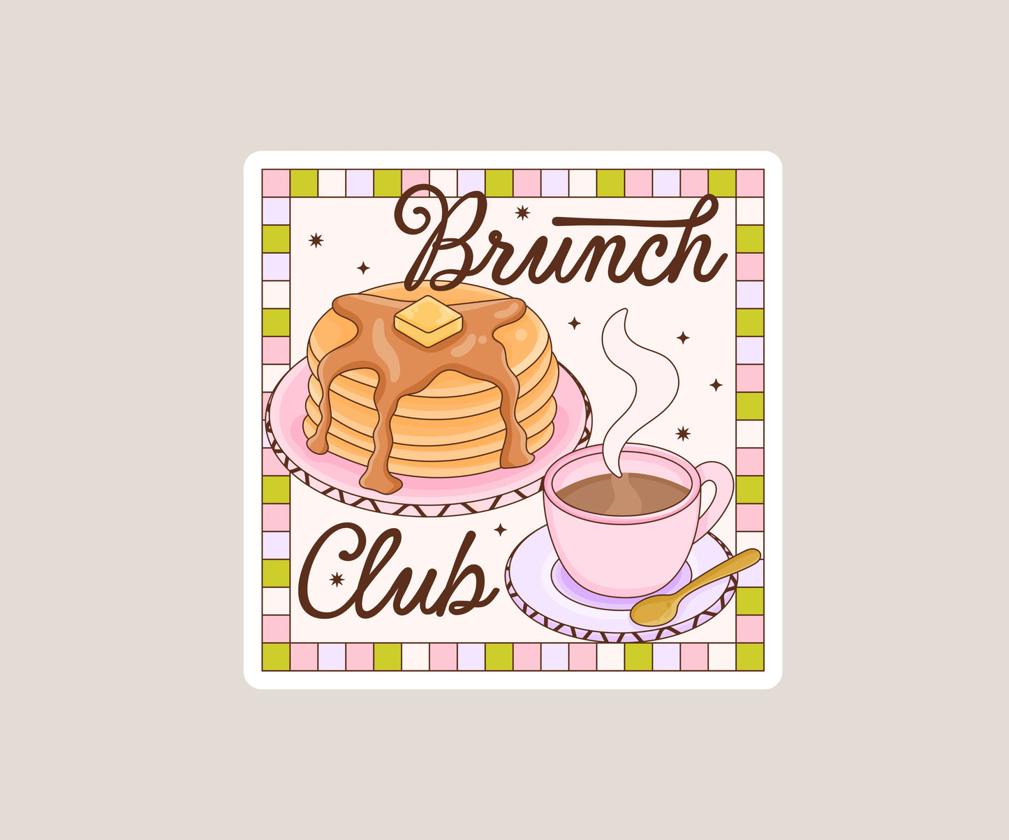 Brunch Club Sticker