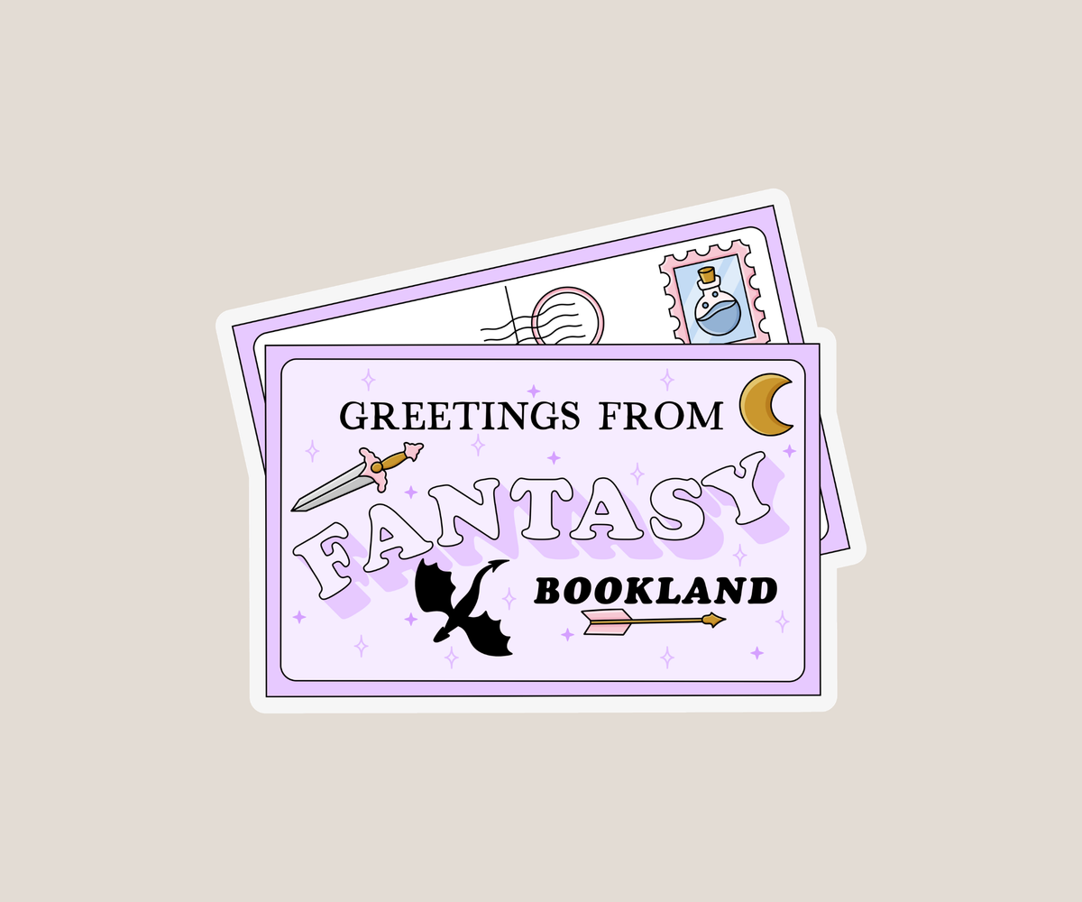 Greetings from Fantasy Bookland Sticker