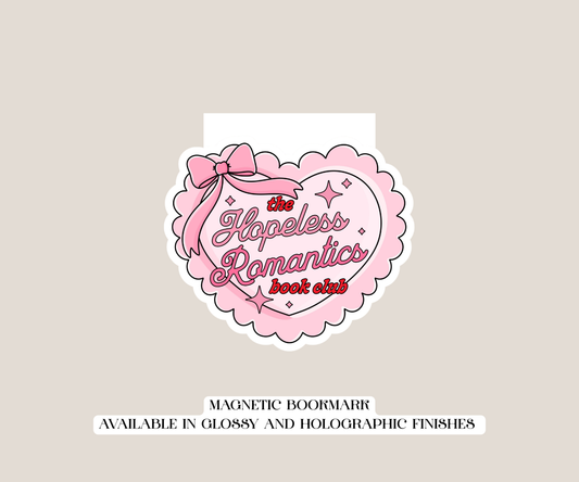 Hopeless Romantic Magnetic Bookmark