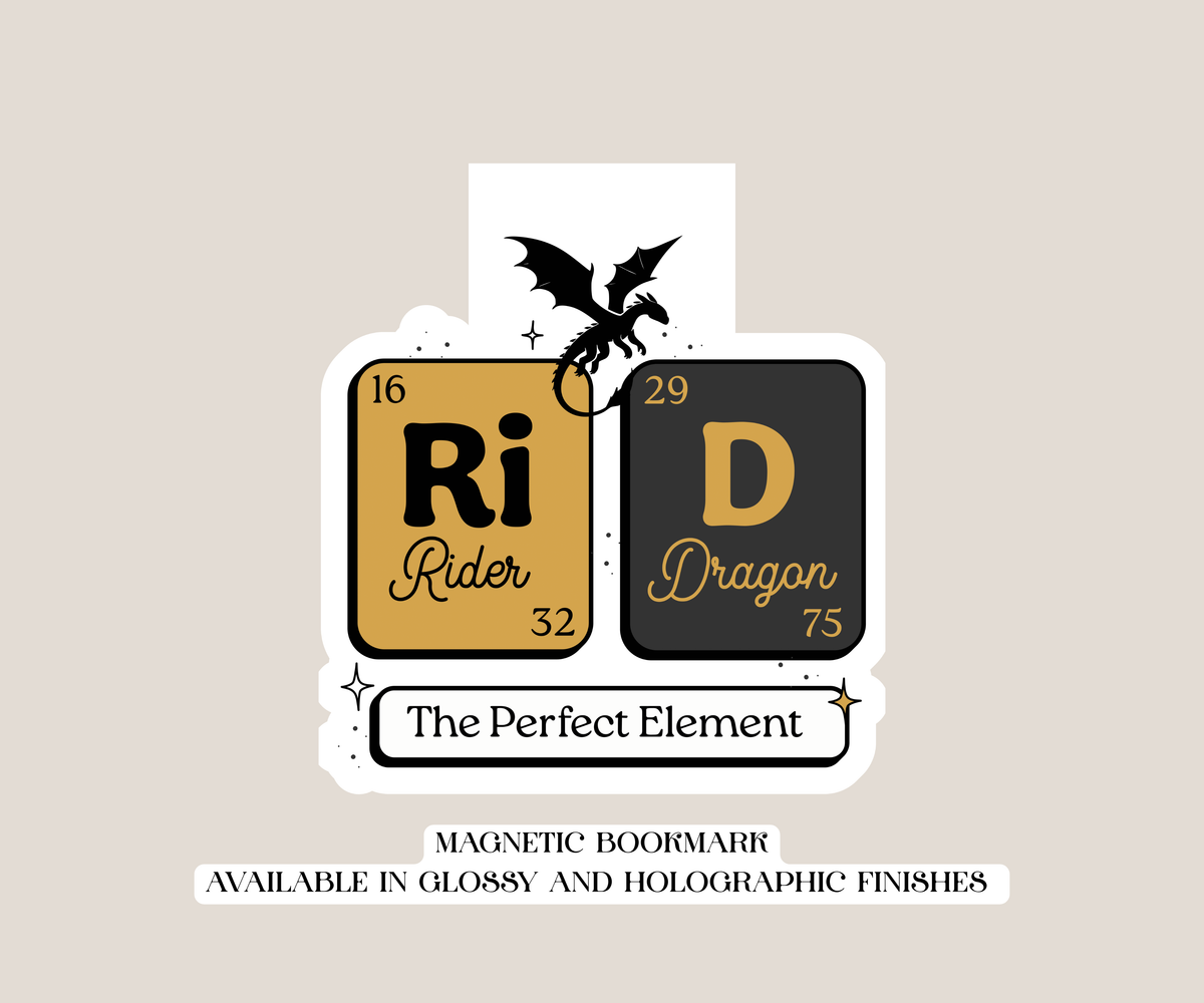 Rider & Dragon - Perfect Element Magnetic Bookmark