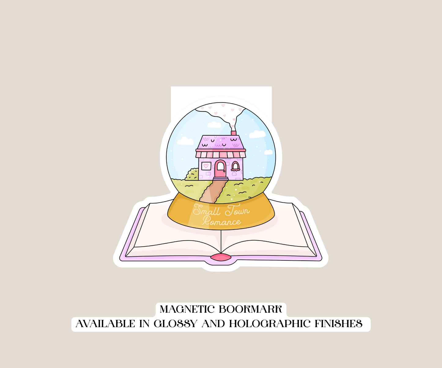 Small Town Romance Magnetic Bookmark