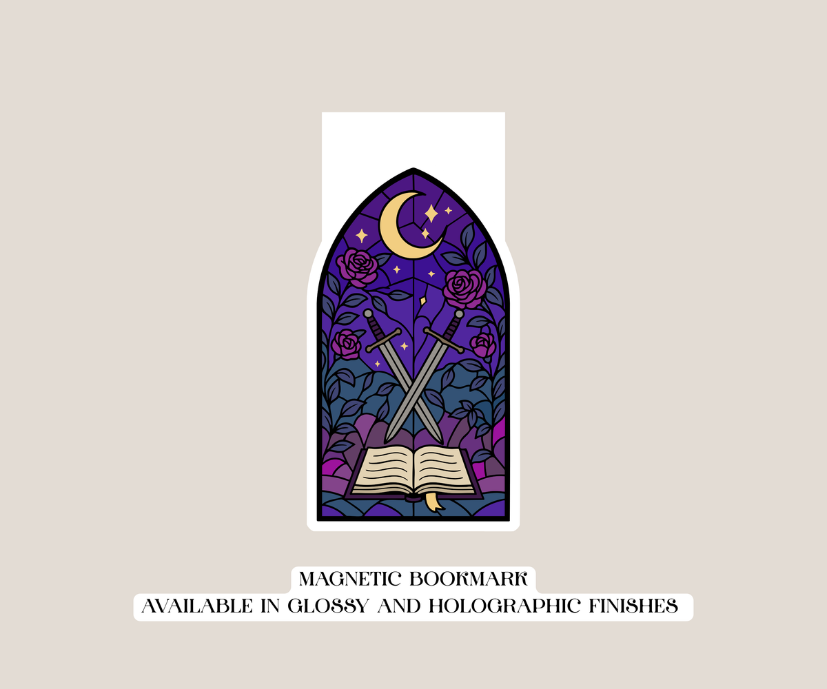 Stained Glass Window Magentic Bookmark