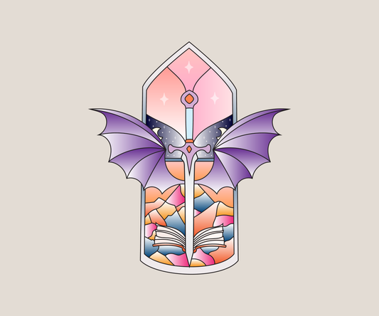 Stained Glass Window Sticker