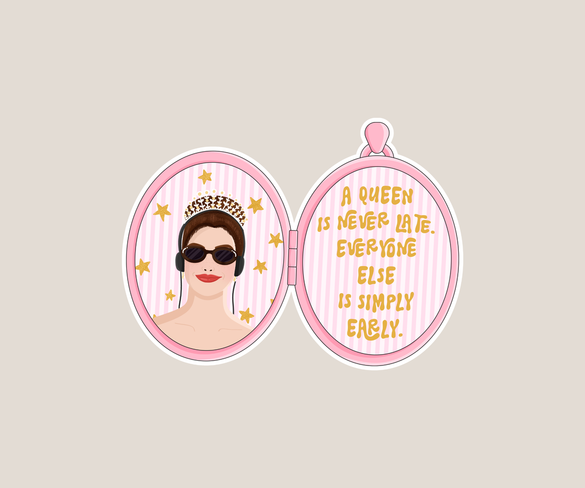 A Queen is never Sticker