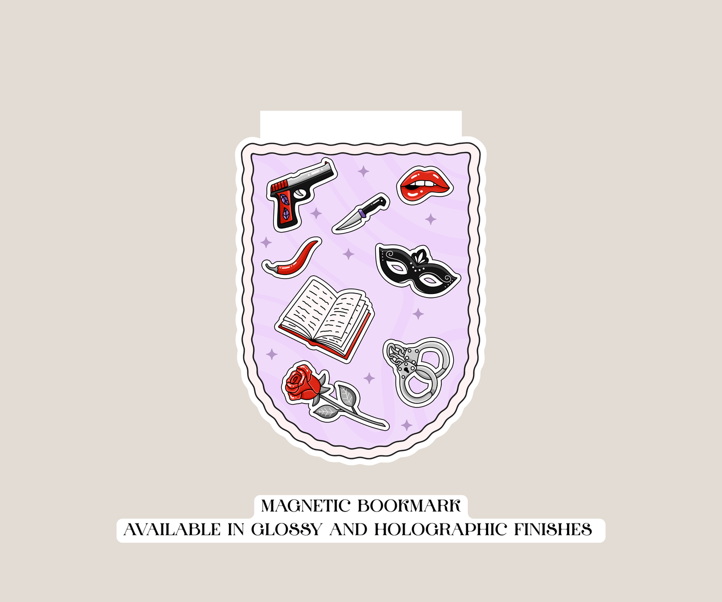 Mafia Romance Magnetic Bookmark